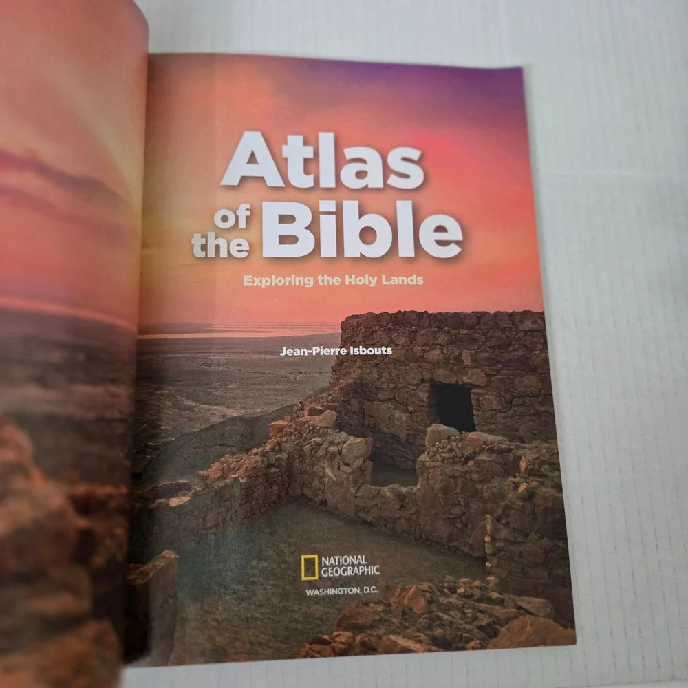 National Geographic Atlas of the Bible Exploring the Holy Lands Magazine Maps